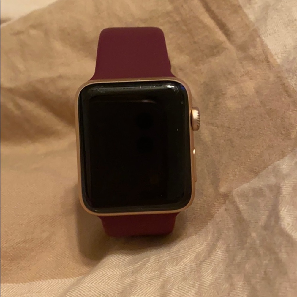 Rose gold Apple Watch